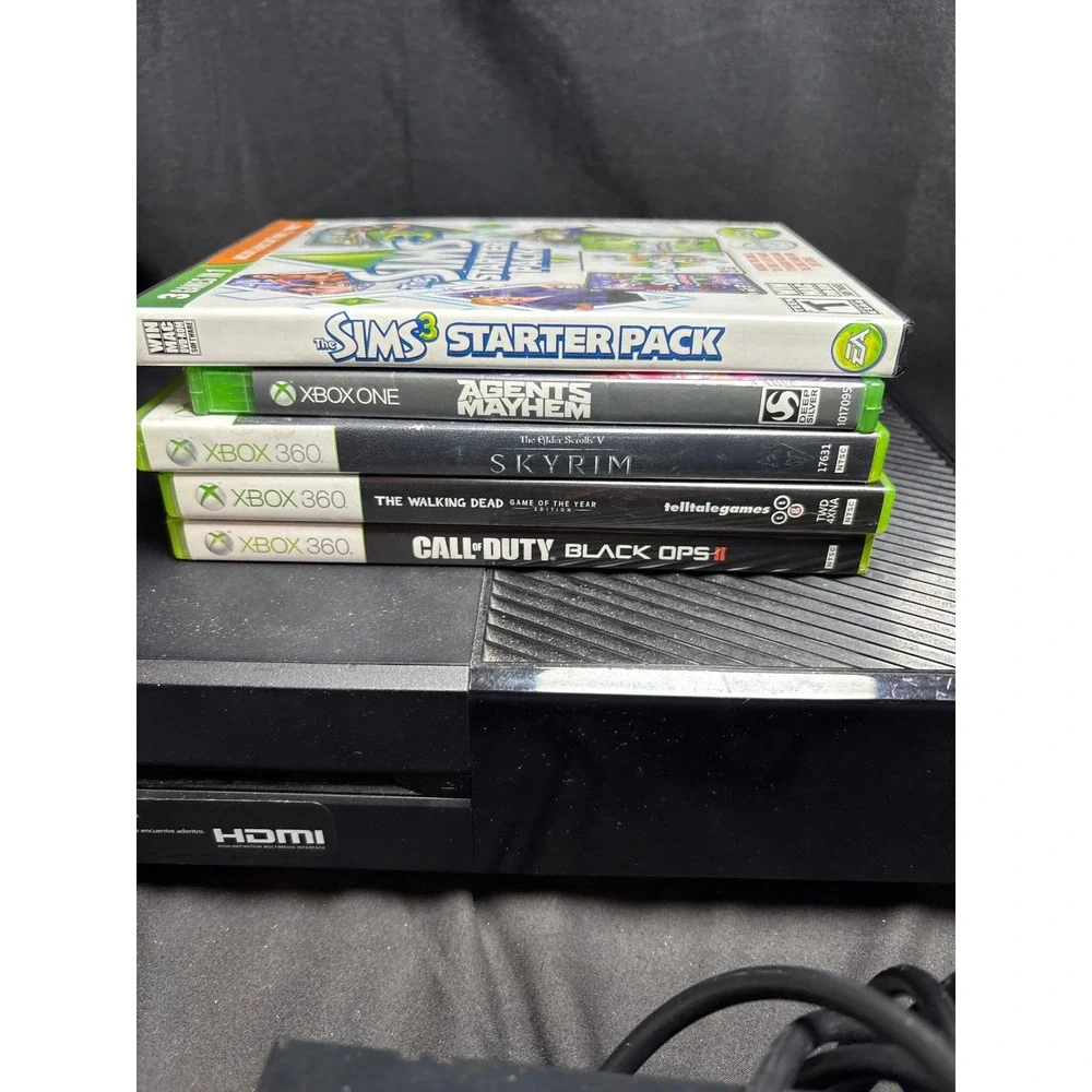 Microsoft Xbox One 500GB Console Black Bundle with Controller and‎ 5 Games